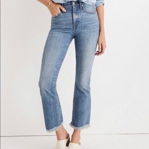 Madewell Cali Demi boot High rise Jean